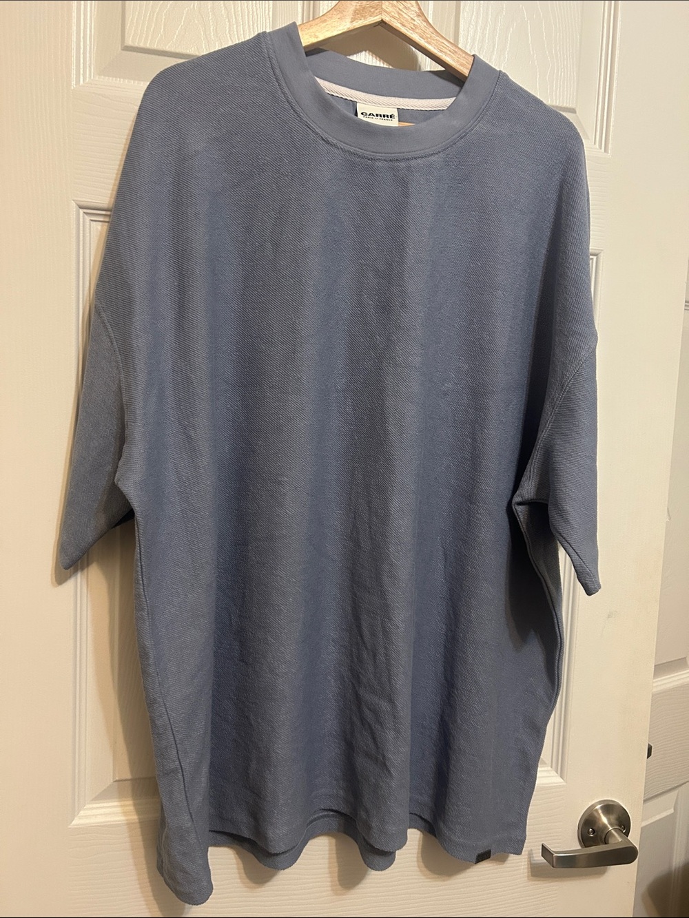 Carre Paris Perriwinkle Blue Crewneck Tee XXl